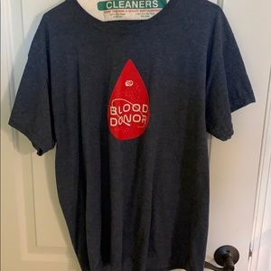Blood donor tee